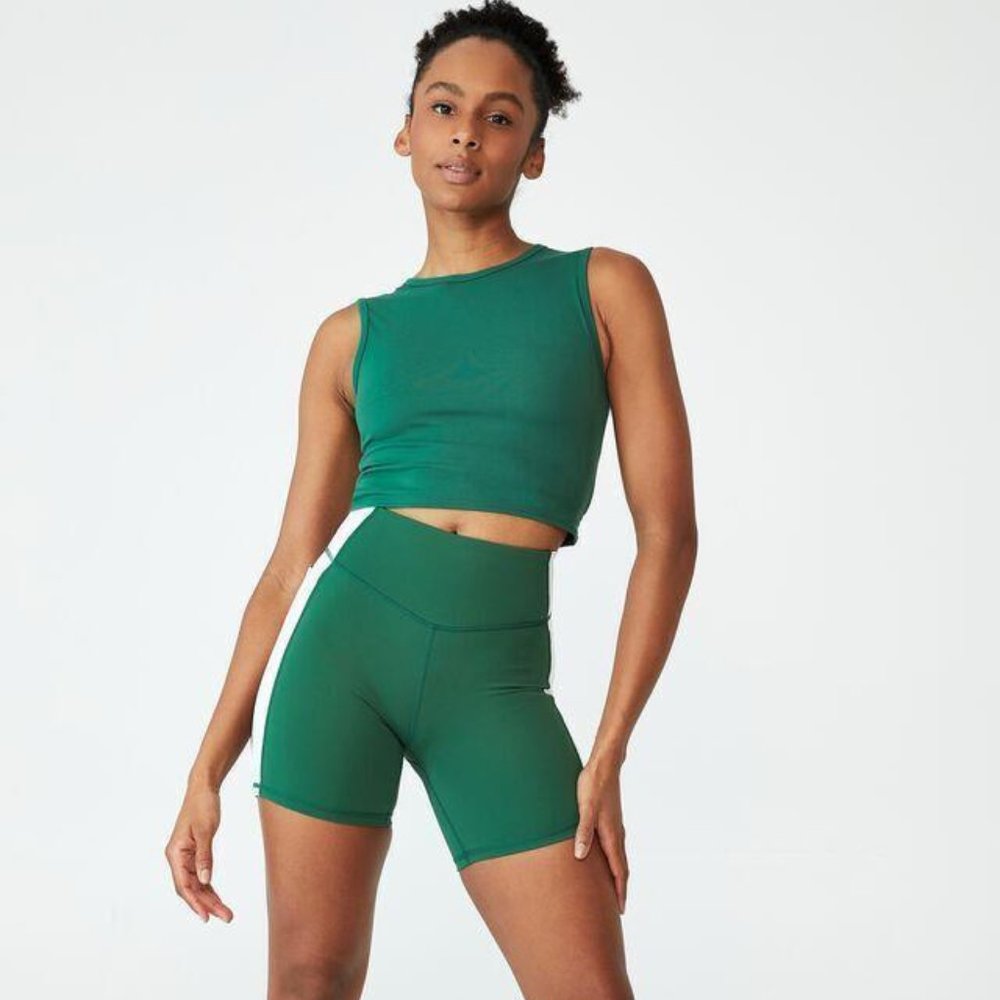 Cotton On Ladies Ultra Soft Movement Tank Top, VERDANT GREEN, L